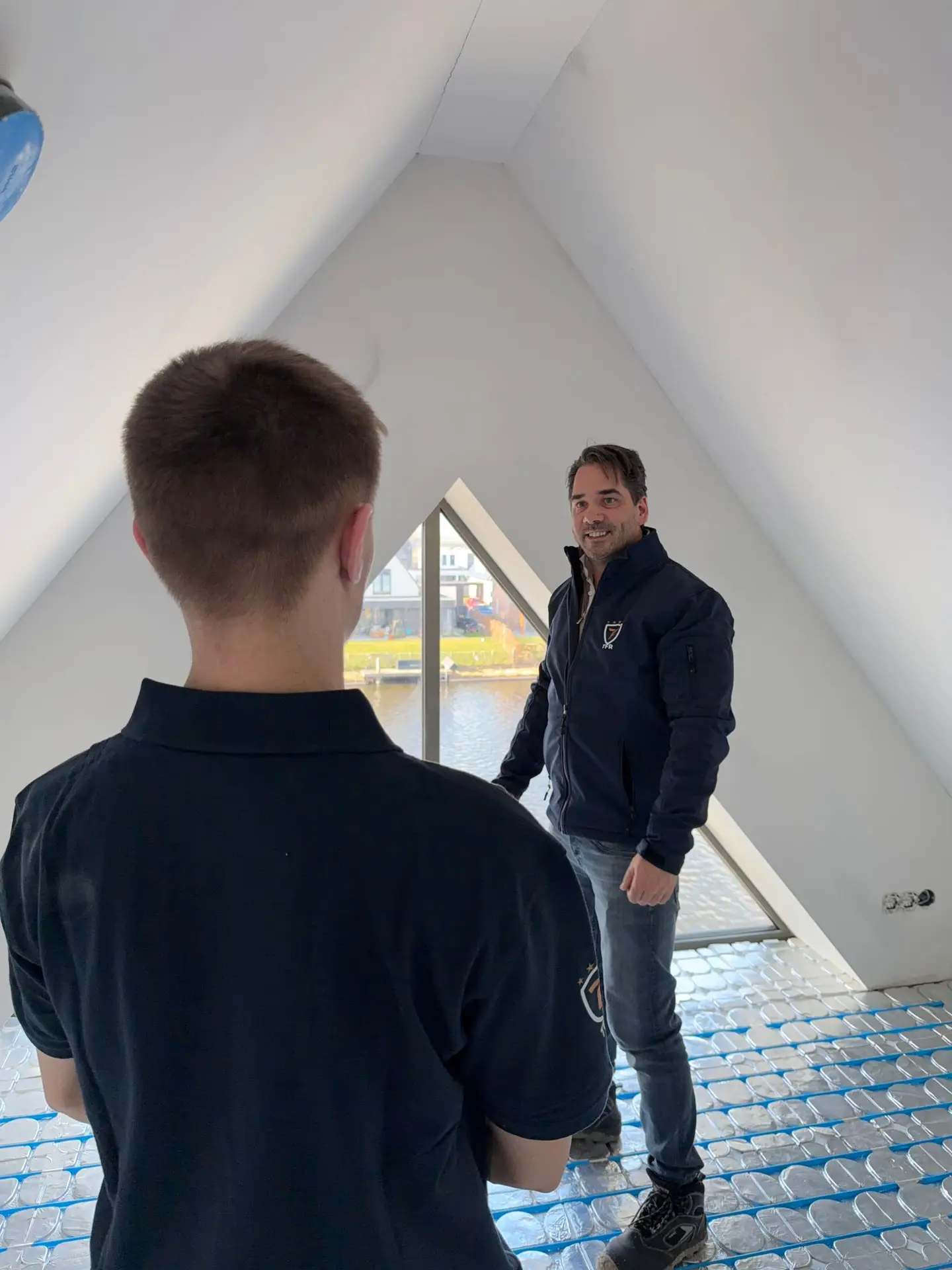 Vakman op de bouwplaats