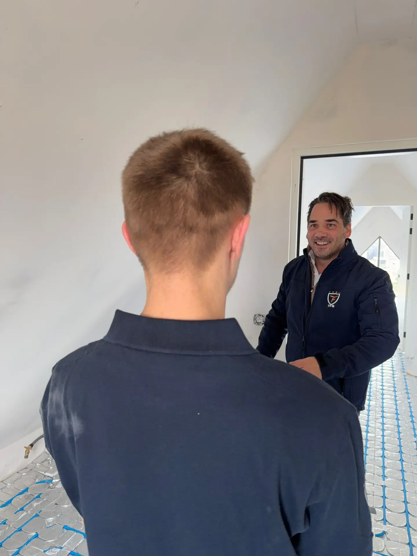 TFR Recruitment team op de bouwplaats